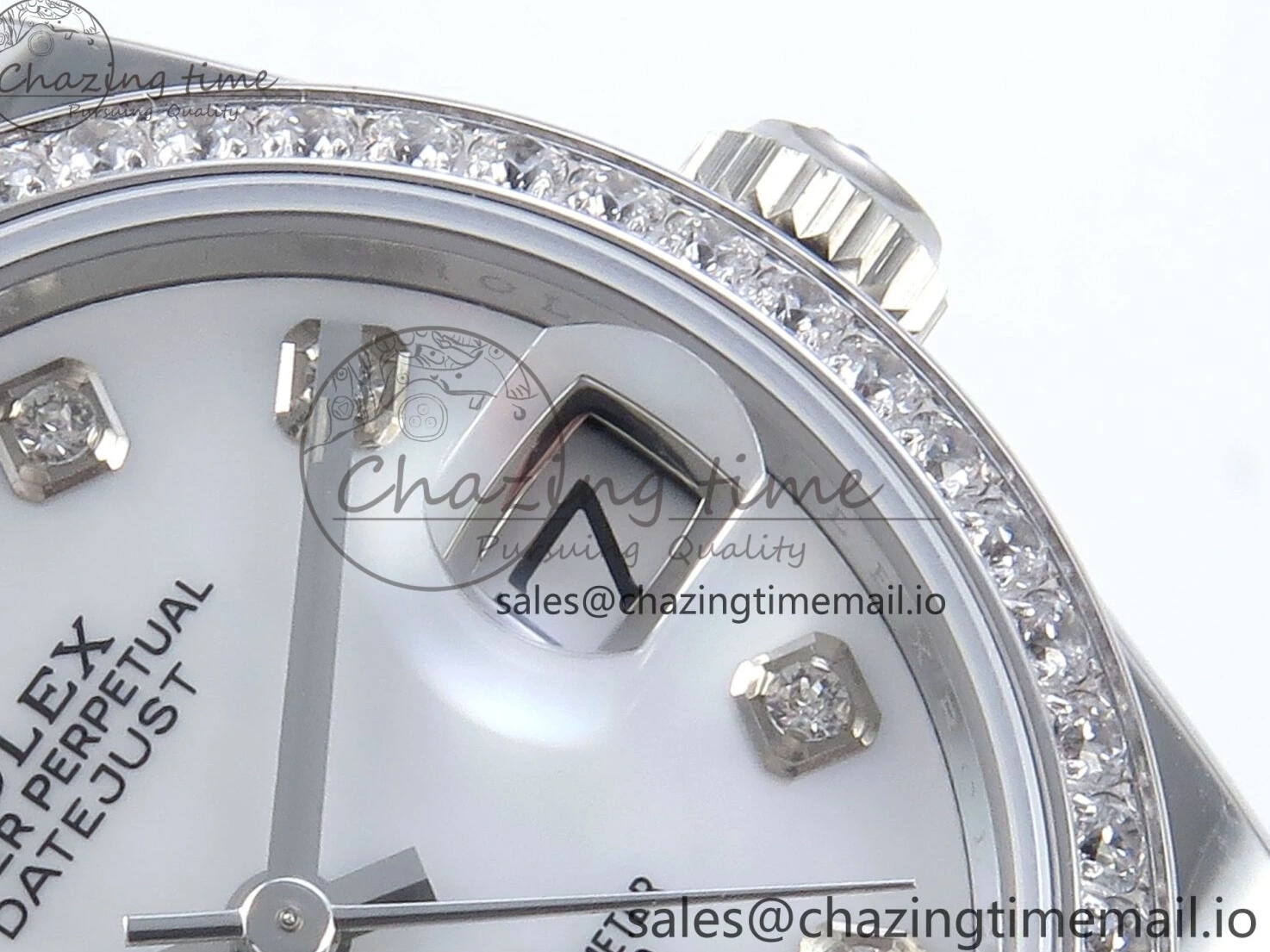 Bracelet Best DateJust Dial Bezel ETA Oyster 1:1 MOP Steel ARF 31 904L Edition Diamonds 2688 White SS 278384RBR on 0328